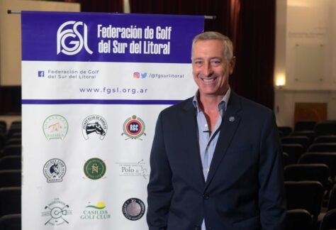 Hora de balance: Luis Caucino, el presidente saliente, hace un recorrido de parte de su gestión