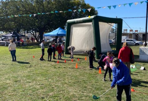 En Gálvez se vivió otro gran día del niño donde el golf fue protagonista