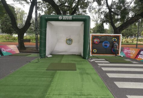 La FGSL y el golf, presentes en los Juegos Crear de la Ciudad de Rosario en el Parque Independencia