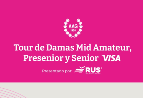 NUEVA FECHA: el domingo 30 de junio, desembarca el Tour Mid Amateur, PreSeniors y Seniors Visa AAG en el Rosario Golf Club