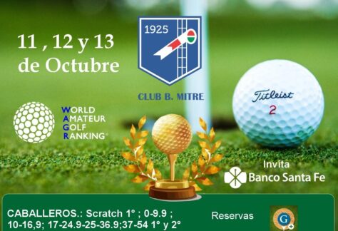 Sigue el Circuito Mid Amateur: la segunda fecha será con el gran Abierto Ciudad de Pérez