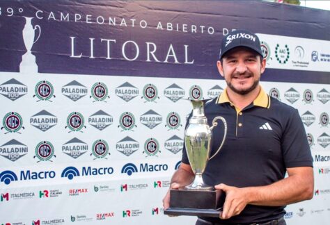 Ale Tosti dio una exhibición de golf  – con récord incluido – y se quedó con un Litoral histórico con un field de lujo