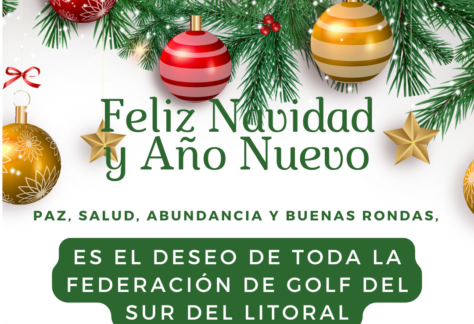 La FGSL desea un 2025 colmado de rondas de golf, amistad, salud y prosperidad
