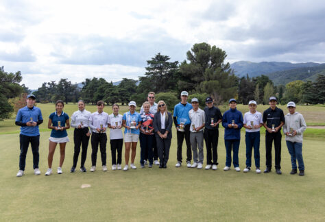 Los chicos de la FGSL representándonos con orgullo y buen golf: en La Cumbre, gran segundo lugar de  Armando Bautista
