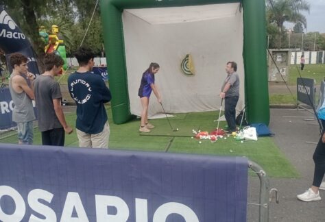 Los 3° Juegos Crear de Rosario fueron otro éxito rotundo y la FGSL estuvo presente en el Fan Fest impulsando el golf