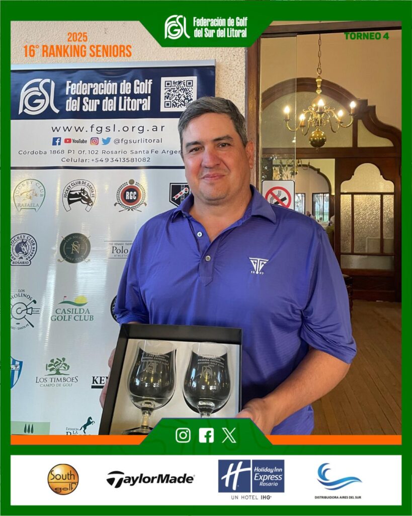 Después de la tormenta, siempre hay golf: la quinta fecha de Seniors en el Rosario Golf, tuvo un centenar de jugadores