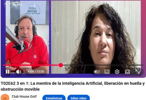 3 en 1 de Cristina Bergamini: la mentira de la Inteligencia Artificial, liberación en huella y obstrucción movible