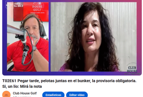 Otra clase de reglas con Cristina Bergamini sobre cómo liberar pelotas que quedan juntas:  y que pasa cuando no diferencias pelota original de la provisional
