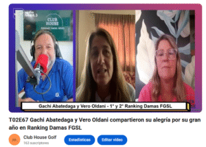 Gachi Abatedaga y Vero Oldani, primera y segunda del 14 Ranking Damas FGSL, pasaron por Club House Golf