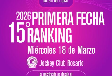 Las Damas empiezan su temporada número quince desde el Jockey Club de Rosario, el miércoles 18