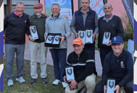 Seniors en el Jockey venadense: pasó la tormenta, quedó el golf, (un poco de frío) y mucha camaradería